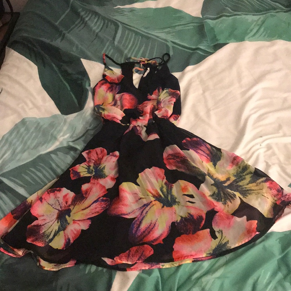 Tropical Flower Dress